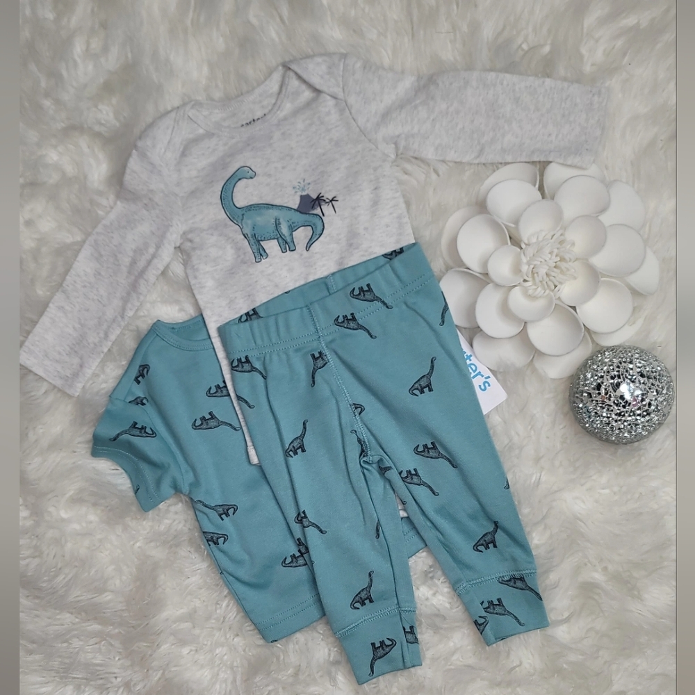 Carter's Child of Mine Baby Boy Outfit Set, 3-Piece